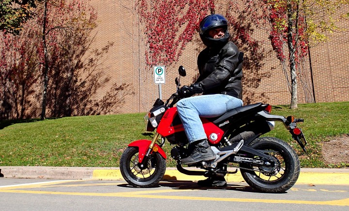 honda grom riding