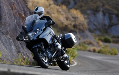 The R1200T gets BMW's new water-cooled boxer motor.