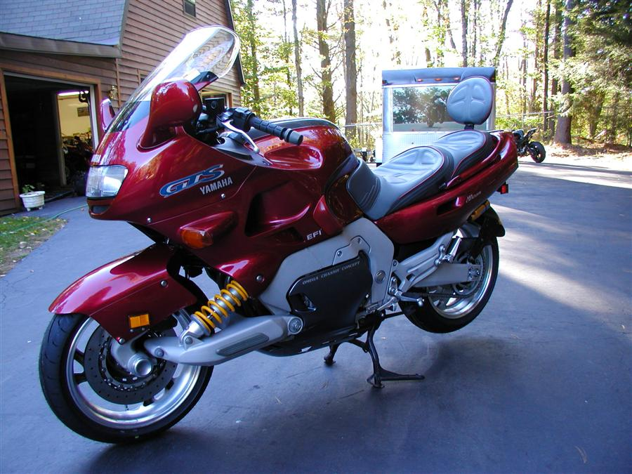 The utterly marvelous 1994 Yamaha GTS1000 sports Parker's RADD front end design, which separates suspension from steering loads. Loved by the few who own it, it flopped in the marketplace.